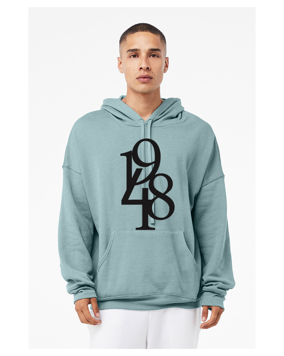 1948 Hoodie Blue Wash w/ Woman on Back